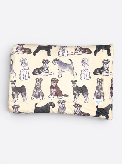 Schnauzer Dog Blanket