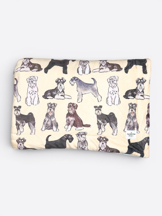 Schnauzer Dog Blanket