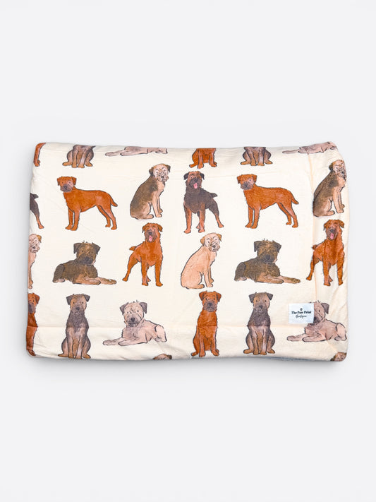 Border Terrier Dog Blanket