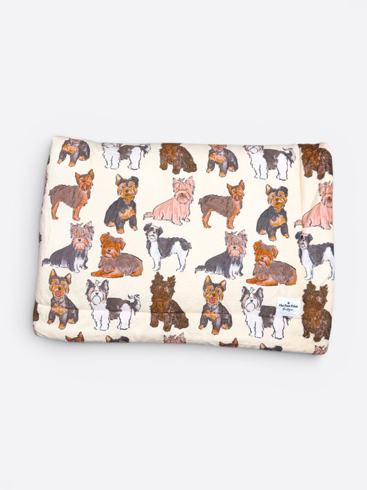 Yorkie Dog Blanket