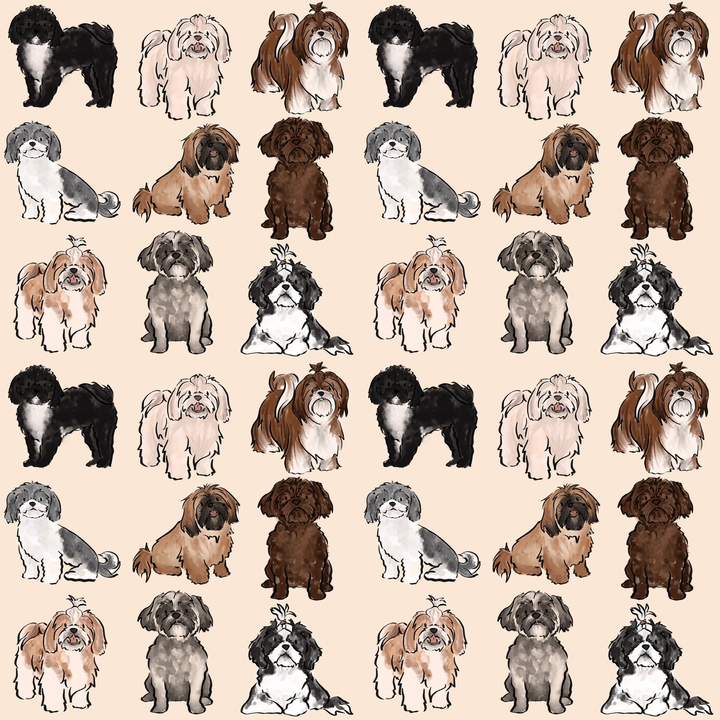 The Shih Tzu Dog Walking Bag